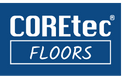 COREtec Floors logo in white text on a blue background, perfect for adding a touch of elegance to your home's interior.